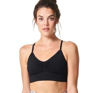 NUX Active Light Compression Bra - Black Medium